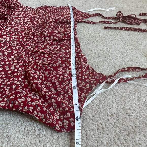 Princess Polly The Bonnie Mini Dress – Maroon, Size 4 / EU 36 - Picture 4 of 8